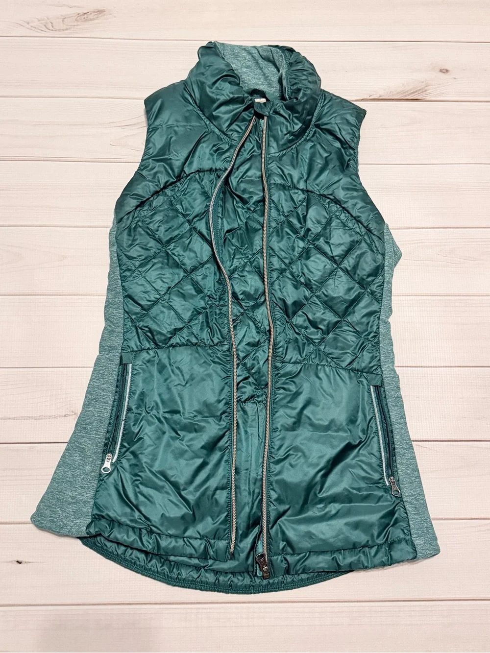 lululemon athletica Teal Quilted Puffer Vest